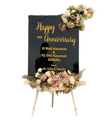 Papan Bunga Akrilik Teunom