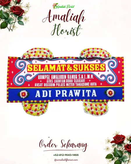 Papan Bunga Ucapan Selamat Teunom